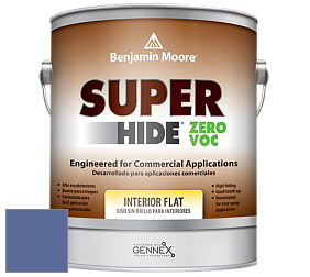 Benjamin Moore 355 Super Hide Zero Voc Interior Flat краска цвет NCS S 4040-R70B 