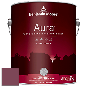 Benjamin Moore Aura 631 Waterborne Exterior Satin Finish краска цвет 2083-20 Cranberry Cocktail