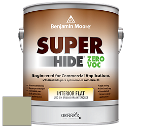 Benjamin Moore 355 Super Hide Zero Voc Interior Flat краска цвет AF-440 