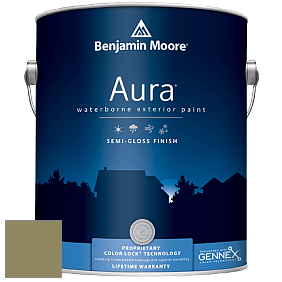 Benjamin Moore Aura 632 Waterborne Exterior Semi-Gloss Finish краска цвет 504 Nature's Reflection