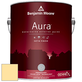 Benjamin Moore Aura 631 Waterborne Exterior Satin Finish краска цвет 318 Little Angel