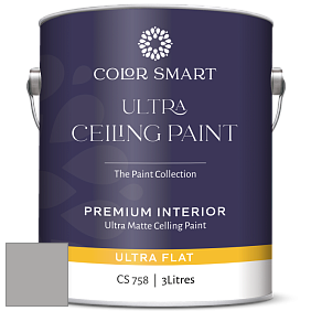 COLOR SMART CS 758 ULTRA CEILING PAINT ультраматовая краска цвет 2112-50 Stormy Monday