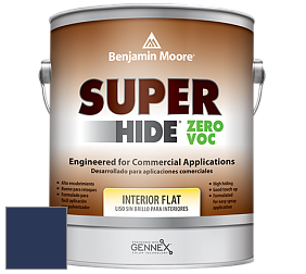 Benjamin Moore 355 Super Hide Zero Voc Interior Flat краска цвет RAL 5003 