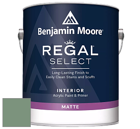 Benjamin Moore 548 IRegal Select Interior Paint - Matte краска цвет 635 Parsley Snips