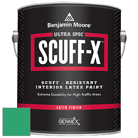 Benjamin Moore 486 Ultra Spec SCUFF-X Interior Satin Finish краска цвет 2039-30 Cabana Green