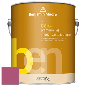 Benjamin Moore Ben W625 Premium Interior Latex Flat краска цвет 2078-30 Royal Fuchsia