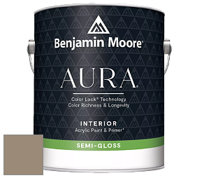 Benjamin Moore Aura 528 Waterborne Interior Semi-gloss Finish краска цвет 986 Smoky Ash