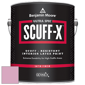 Benjamin Moore 486 Ultra Spec SCUFF-X Interior Satin Finish краска цвет 2085-50 Strawberry