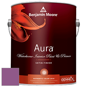 Benjamin Moore Aura 526 Waterborne Interior Satin Finish покрытие цвет NCS S 3050-R40B 