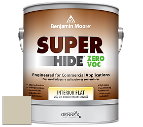 Benjamin Moore 355 Super Hide Zero Voc Interior Flat краска цвет 1516 Moon Shadow