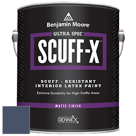 Benjamin Moore 484 Ultra Spec SCUFF-X Interior Matte Finish краска цвет 826 Stunning
