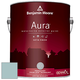 Benjamin Moore Aura 631 Waterborne Exterior Satin Finish краска цвет 717 Paradiso