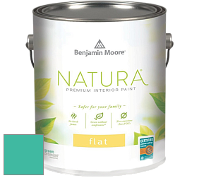 Benjamin Moore 512 Natura Interior Flat Finish матовая краска цвет 657 Sea of Green