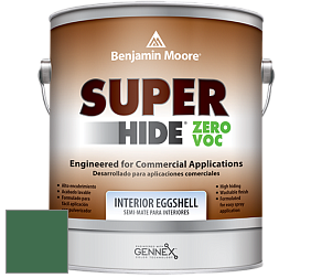 Benjamin Moore 357 Super Hide Zero Voc Interior Eggshell краска цвет 2038-10 Celtic Green