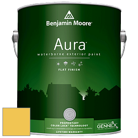 Benjamin Moore Aura 629 Waterborne Exterior Flat Finish краска цвет 356 Sunny Afternoon