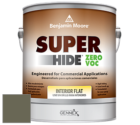Benjamin Moore 355 Super Hide Zero Voc Interior Flat краска цвет 476 Jade Romanesque