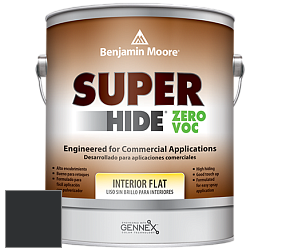 Benjamin Moore 355 Super Hide Zero Voc Interior Flat краска цвет RAL 9004 