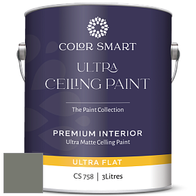 COLOR SMART CS 758 ULTRA CEILING PAINT ультраматовая краска цвет NCS S 6005-G50Y 