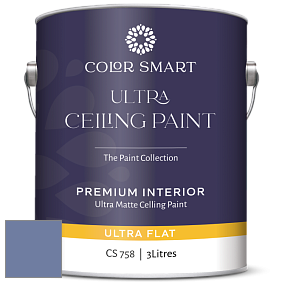 COLOR SMART CS 758 ULTRA CEILING PAINT ультраматовая краска цвет NCS S 4030-R70B 