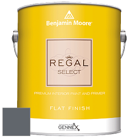 Benjamin Moore 547 Regal Select Waterborne Interior Flat Finish краска цвет 2126-30 Anchor Gray