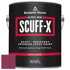 Benjamin Moore 486 Ultra Spec SCUFF-X Interior Satin Finish краска цвет 2077-10 Magenta