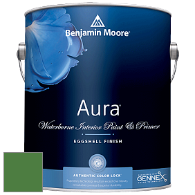 Benjamin Moore Aura 524 Waterborne Interior Eggshell Finish краска цвет 2034-20 Vine Green