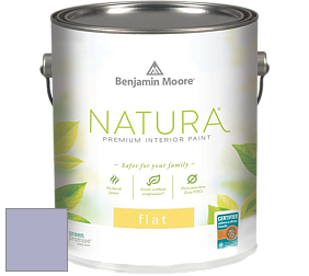 Benjamin Moore 512 Natura Interior Flat Finish матовая краска цвет 1404 Crocus