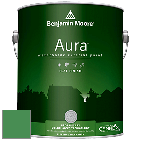 Benjamin Moore Aura 629 Waterborne Exterior Flat Finish краска цвет 574 Once Upon a Time