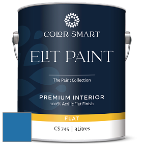 COLOR SMART CS 745 ELIT PAINT глубокоматовая моющаяся краска цвет 2065-30 Brilliant Blue