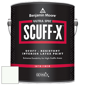 Benjamin Moore 486 Ultra Spec SCUFF-X Interior Satin Finish краска цвет RAL 9016 