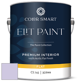 COLOR SMART CS 745 ELIT PAINT глубокоматовая моющаяся краска цвет 1395 Grape Ice