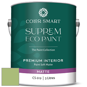 COLOR SMART CS 619 SUPREM ECO PAINT матовая краска цвет 426 Fresh Grass