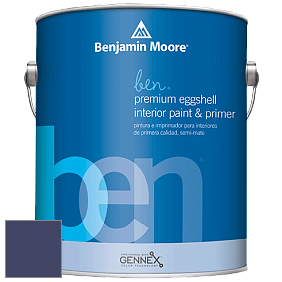 Benjamin Moore Ben W626 Premium Interior Latex Eggshell краска цвет 2067-10 Midnight Navy
