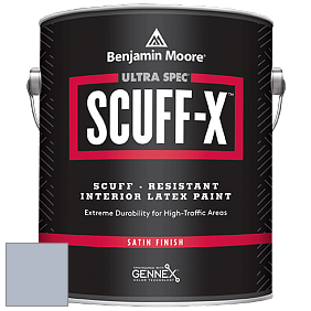 Benjamin Moore 486 Ultra Spec SCUFF-X Interior Satin Finish краска цвет 1438 Lavender Blue