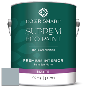 COLOR SMART CS 619 SUPREM ECO PAINT матовая краска цвет 2131-50 Nimbus Gray