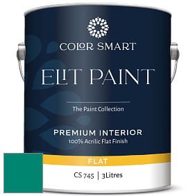 COLOR SMART CS 745 ELIT PAINT глубокоматовая моющаяся краска цвет NCS S 3060-B70G 