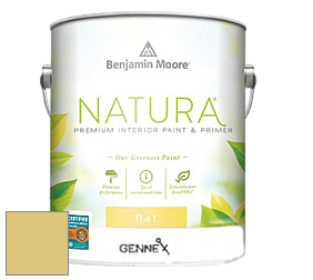 Benjamin Moore 514 Natura Interior Semi-Gloss Finish краска цвет 390 Golden Delicious