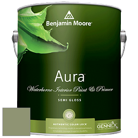 Benjamin Moore Aura 528 Waterborne Interior Semi-gloss Finish краска цвет 440 Land of Liberty