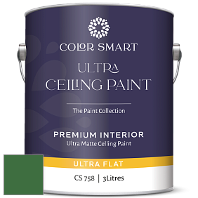 COLOR SMART CS 758 ULTRA CEILING PAINT ультраматовая краска цвет 2035-10 Seaweed