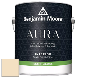 Benjamin Moore Aura 528 Waterborne Interior Semi-gloss Finish краска цвет 923 French Vanilla