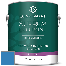 COLOR SMART CS 619 SUPREM ECO PAINT матовая краска цвет RAL 5012 