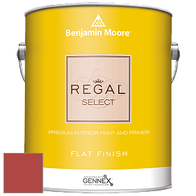 Benjamin Moore 547 Regal Select Waterborne Interior Flat Finish краска цвет 2008-10 Ravishing Red