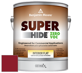 Benjamin Moore 355 Super Hide Zero Voc Interior Flat краска цвет RAL 3003 