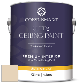 COLOR SMART CS 758 ULTRA CEILING PAINT ультраматовая краска цвет 957 Papaya
