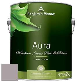 Benjamin Moore Aura 528 Waterborne Interior Semi-gloss Finish краска цвет 2113-50 Mauve Desert