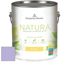 Benjamin Moore 512 Natura Interior Flat Finish матовая краска цвет 1396 Heather Plum