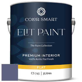 COLOR SMART CS 745 ELIT PAINT глубокоматовая моющаяся краска цвет 2069-30 Darkest Grape