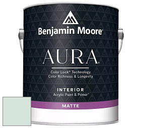 Benjamin Moore Aura 522 Interior Paint - Matte краска цвет 843 Taffeta Green