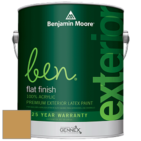 Benjamin Moore Ben 541 Waterborne Exterior Flat Finish краска цвет 217 Antique Bronze