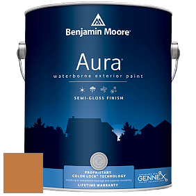 Benjamin Moore Aura 632 Waterborne Exterior Semi-Gloss Finish краска цвет 168 Amber